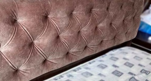 Перетяжка спинки кровати. Преображенская площадь